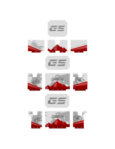 Suitcase Stickers per R 1200 GS ADV 2