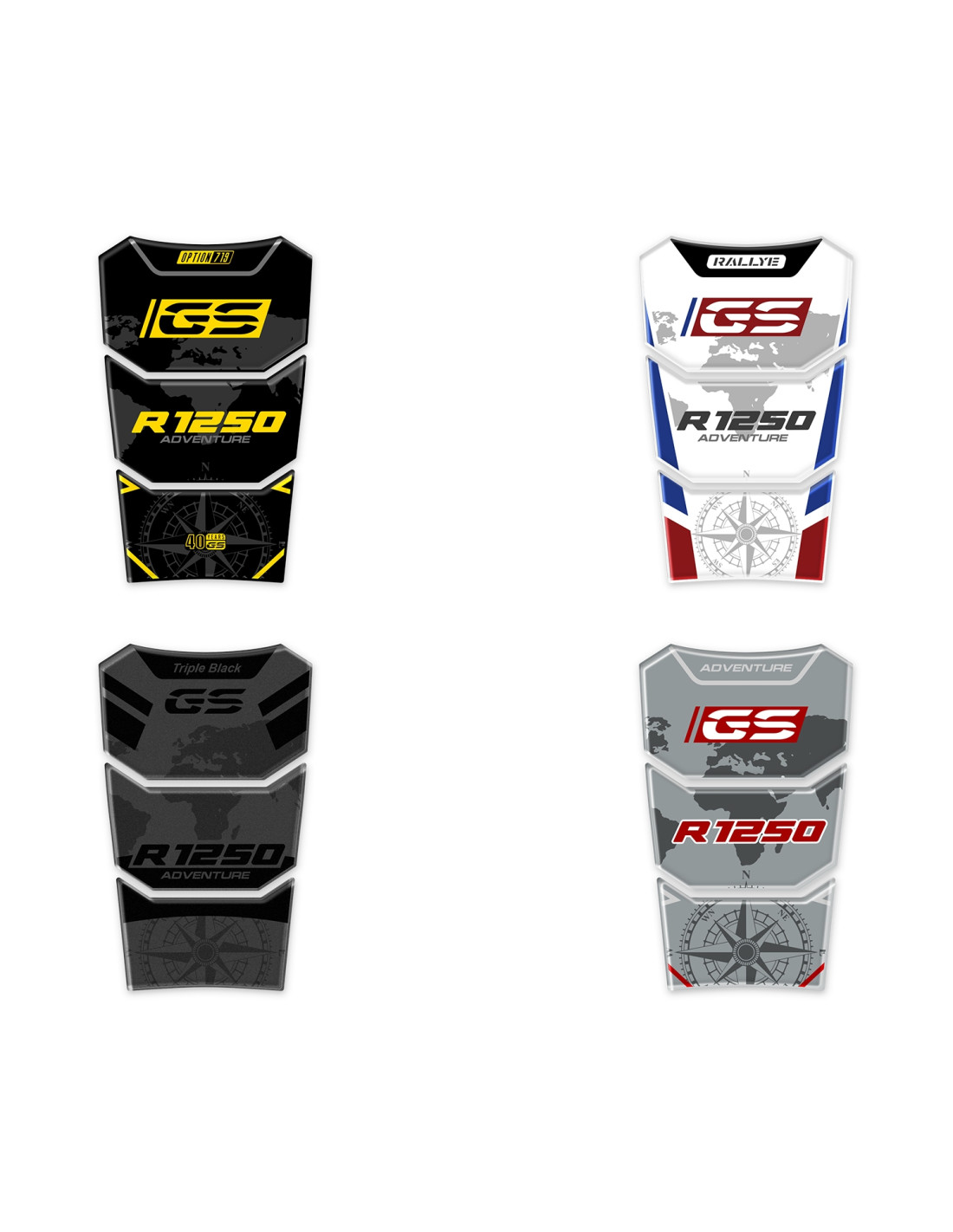 Adhesivo 3D Resinada Tank Pad Compatible Con BMW R 1250 GS