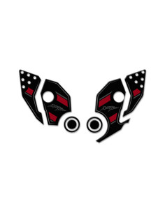 Heel protector stickers per Africa Twin CRF 1000 L 2