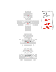 Suitcase Stickers per TRK 702 X 2
