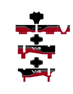 Suitcase Stickers per Ducati - Multistrada V4 2