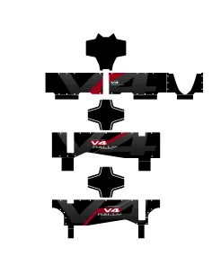 Suitcase Stickers per Ducati - Multistrada V4 Rally 2