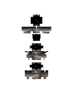 Suitcase Stickers per TRK 702 X 2