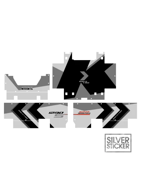 Suitcase Stickers per KTM - 1290 Super Adventure S