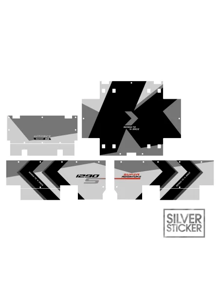 Suitcase Stickers per KTM - 1290 Super Adventure S