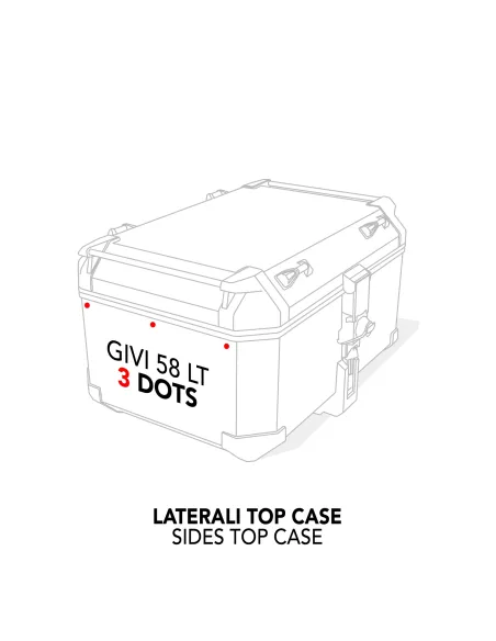 Suitcase Stickers per Ducati - Multistrada V4 Rally