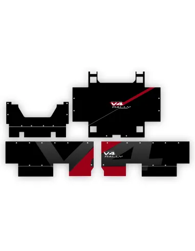 Suitcase Stickers per Ducati - Multistrada V4 Rally
