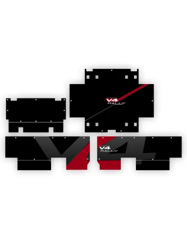 Suitcase Stickers per Ducati - Multistrada V4 Rally