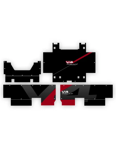 Suitcase Stickers per Ducati - Multistrada V4 Rally