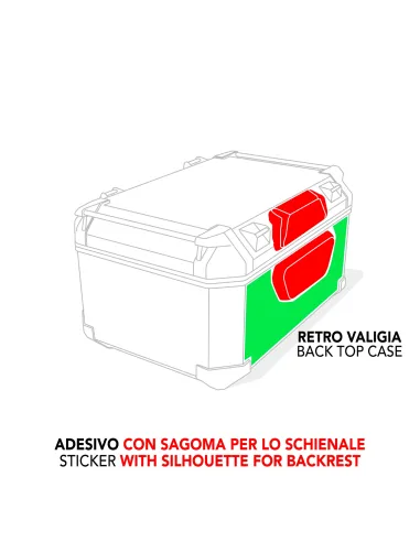 Suitcase Stickers per Ducati - Multistrada V4 Rally