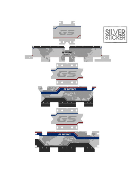 Suitcase Stickers per BMW - R 1250 GS ADV