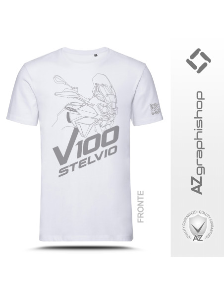 T-shirt per Moto Guzzi - Stelvio V100