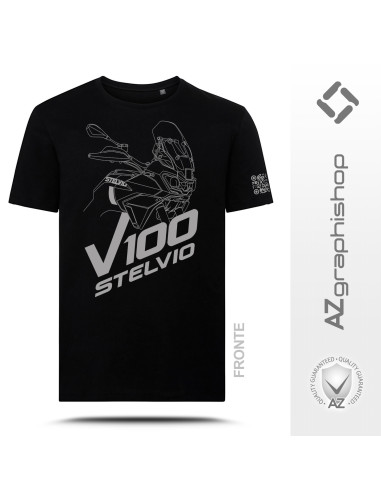 T-shirt per Moto Guzzi - Stelvio V100