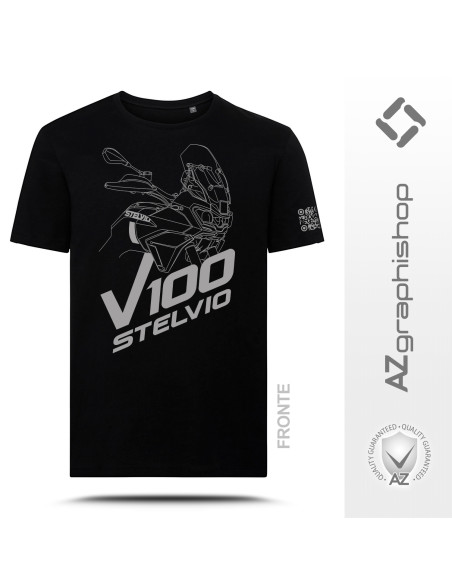 T-shirt per Moto Guzzi - Stelvio V100