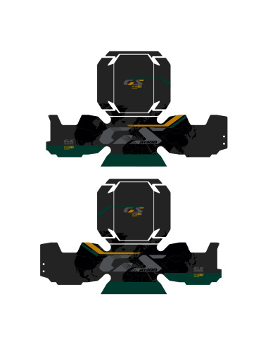 Suitcase Stickers per BMW - R 1300 GS ADV