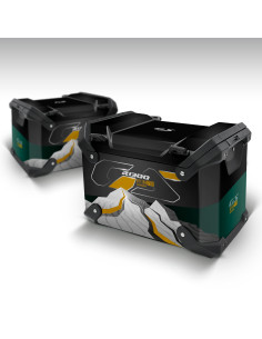 Adhesivos para maletas para BMW R 1300 GS ADV ALU 3th model Mountain Style Kit Laterali VA3-FM-008