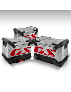 Suitcase Stickers for BMW R 1300 GS ADV ALU 3th model Racing Red PACK-VA3-FM-004