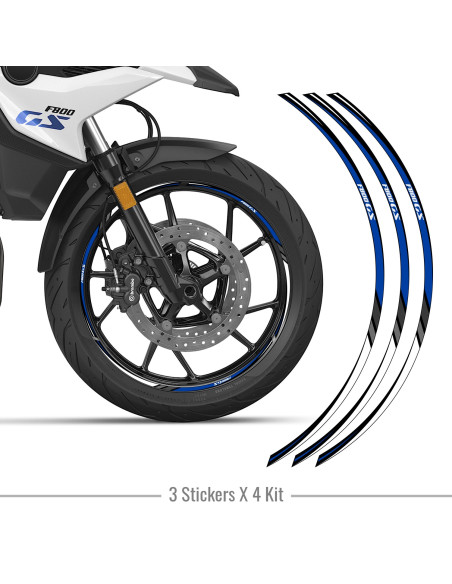Rim Stickers per F 800 GS
