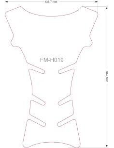 Paraserbatoio universale Batman Style FM-H019 2