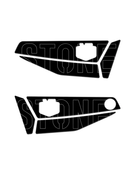 Saddle Panel Stickers per Moto Guzzi - V7 Stone