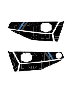 Saddle Panel Stickers per Moto Guzzi - V7 Stone 2